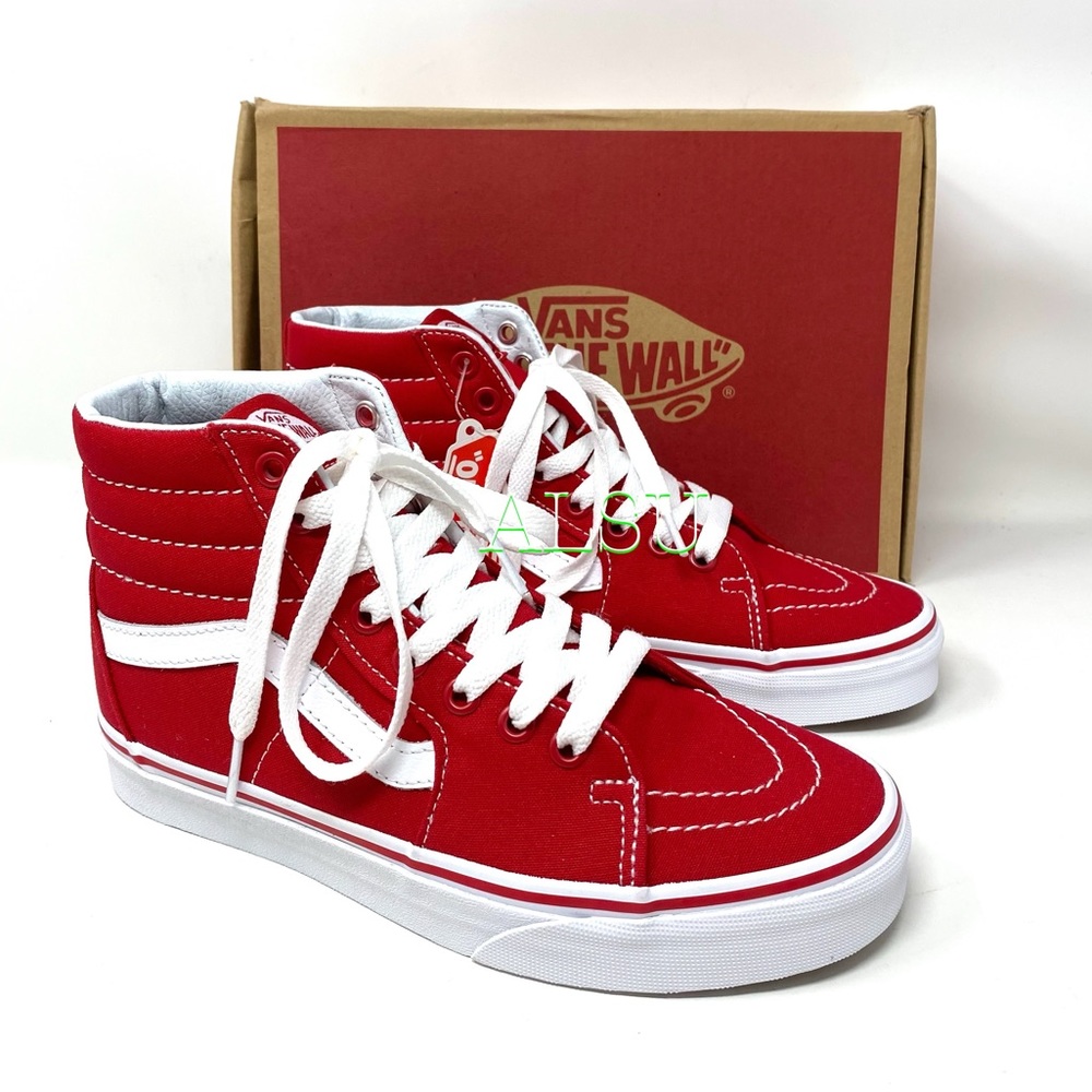 VANS SH8-HI Canvas Formula One Red Women’s Sneaker